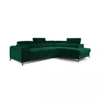 Kampinė sofa Laurence su patalynės dėže, audinys Kronos 19