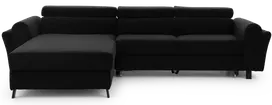 Kampinė sofa Mariall su patalynės dėže, audinys Mat Velvet 99