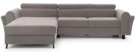 Kampinė sofa Mariall su patalynės dėže, audinys Paros 02