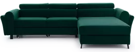 Kampinė sofa Mariall su patalynės dėže, audinys Monolith 37