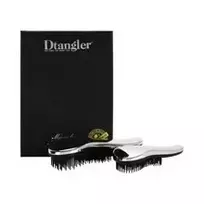 Dtangler Miraculous Silver - Gift set of hair brushes