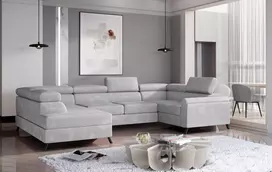 Kampinė sofa Escada su patalynės dėže, audinys Paros 05