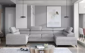 Kampinė sofa Escada su patalynės dėže, audinys Paros 05