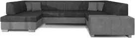 Kampinė sofa Havana su patalynės dėže, audinys Dora 96, Dora 90
