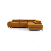 Kampinė sofa Laurence su patalynės dėže, audinys Monolith 48