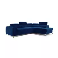 Kampinė sofa Laurence su patalynės dėže, audinys Kronos 09