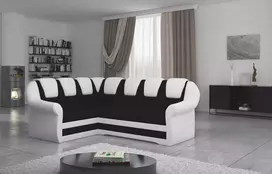 Kampinė sofa Lord_II su patalynės dėže, audinys Sawana 14, Soft 17