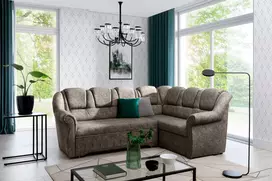 Kampinė sofa Lord_II su patalynės dėže, audinys Dora 22