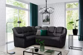 Kampinė sofa Lord_II su patalynės dėže, audinys Dora 95