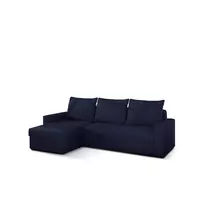 Kampinė sofa Livio su patalynės dėže, audinys Alova 79