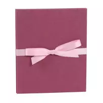 Albumas GOLDBUCH 68508 Leporello Bella Vista fuchsia 16x19 cm fuksia spalva | kampučiai/lipdukai | max 13x18 10 | juodi lapai [V]