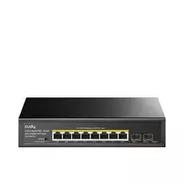 Cudy GS1008PS2 tinklo komutatorius Ne-valdomas Gigabit Ethernet (10/100/1000) Maitinimas per Eternetą (PoE) Juoda
