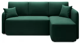 Kampinė sofa Hadson, žalia