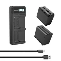 „SmallRig 3823 NP-F970“ akumuliatoriaus ir įkroviklio rinkinys