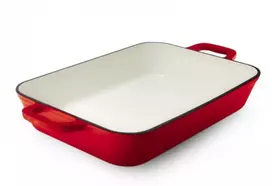 Kepimo indas, raudonas Grand Feu (33 cm)
