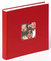 Albumas WALTHER FA-208-R Fun red 30x30/100psl, balti lapai | kampučiai/lipdukai | knyginio rišimo | viršelyje keičiama nuotrauka