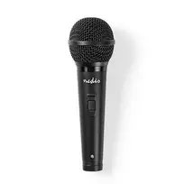 Nedis MPWD25BK Laidinis mikrofonas / Nuimamas laidas 5m