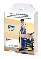 K&M dulkių siurblio maišelis KARCHER (4 vnt.)