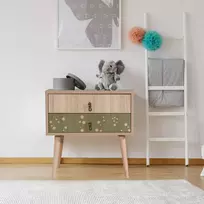 Naktinis staliukas, Hanah Home, Daugiaspalvis, 60 x 61 x 40, cm