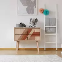 Naktinis staliukas, Hanah Home, Daugiaspalvis, 60 x 61 x 40, cm