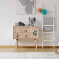 Naktinis staliukas, Hanah Home, Daugiaspalvis, 60 x 61 x 40, cm