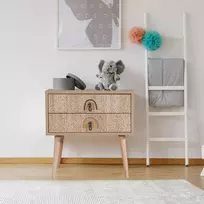 Naktinis staliukas, Hanah Home, Daugiaspalvis, 60 x 61 x 40, cm