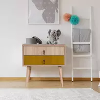 Naktinis staliukas, Hanah Home, Daugiaspalvis, 60 x 61 x 40, cm