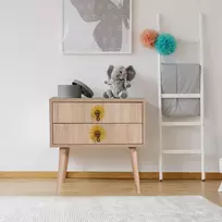 Naktinis staliukas, Hanah Home, Daugiaspalvis, 60 x 61 x 40, cm
