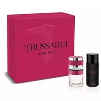 Rinkinys moterims Trussardi Ruby Red EDP 60 ml + kūno emulsija 125 ml
