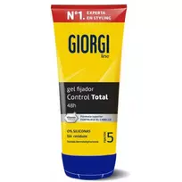 „Giorgi Line“ geltonas plaukų priežiūros ir fiksavimo gelis bei plaukų lakas, 170 ml