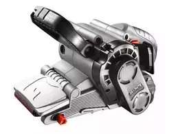 800 W Graphite juostinis šlifuoklis su 75 x 457 mm begaliniu diržu ir dėklu