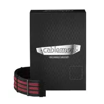 CableMod C-Series PRO ModMesh kabelių rinkinys, skirtas Corsair AXi/HXi/RM (geltona etiketė) – juoda/kraujo raudona