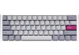 „Ducky One 3 Mist Grey“ mini žaidimų klaviatūra, RGB LED – MX-ruda (JAV)