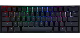 Ducky One 2 Pro mini žaidimų klaviatūra, RGB LED – Kailh White