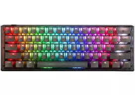 Ducky One 3 Aura Black mini žaidimų klaviatūra, RGB LED – MX-Blue (JAV)