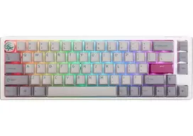 Ducky One 3 Mist Grey SF žaidimų klaviatūra, RGB LED – MX-Speed-Silver