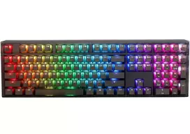 Ducky One 3 Aura Black žaidimų klaviatūra, RGB LED – MX-Blue (JAV)