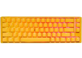 Ducky One 3 Yellow SF žaidimų klaviatūra, RGB LED – MX-Red (JAV)