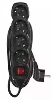 Ilgiklis EMOS 4 Lizdų su Įžeminimu 1.5mm² 3m Juodas PC1423R