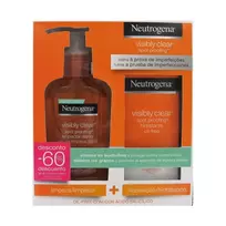 Neutrogena Visibly Clear Daily Wash 200 ml rinkinys, 2 vnt