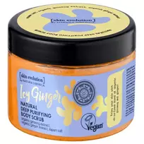 Natura Siberica natūralus giliai valomas kūno šveitiklis Icy Ginger 300ml
