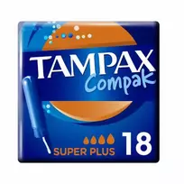 Tamponas Tampax Compak S Plus 18