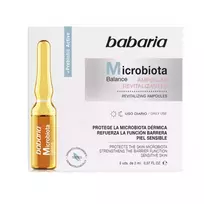 Babaria Microbiota Balance Treatment atgaivinančios ampulės jautriai odai kasdieniniam naudojimui 5 un.