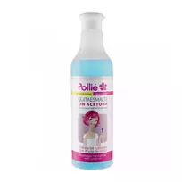 Eurostil Pollie nagų lako valiklis be acetono su ricinos aliejumi 150 ml