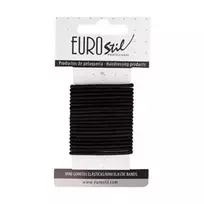 Eurostil kartoninė dėžutė juodos guminės juostos mini pakuotė 1vnt