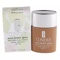 Clinique, dar geresnis švytėjimas, šviesą atspindintis, skystas pagrindas, WN 98, kreminė karamelė, SPF 15, 30 ml