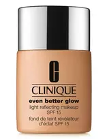 Clinique, dar geresnis švytėjimas, šviesą atspindintis, skystas pagrindas, WN 54, kviečių medus, SPF 15, 30 ml