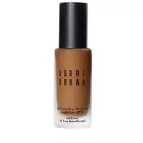 Bobbi Brown, oda, glicerinas, ilgas drabužis, skystas pagrindas, W-088, auksinis migdolas, SPF 15, 30 ml