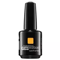 „Jessica“, „Geleration“ spalvos, pusiau nuolatinis nagų lakas, GEL-944, „Totally Turmeric“, 15 ml