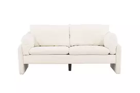 Sofa Vindel, Baltas Teddy audinys